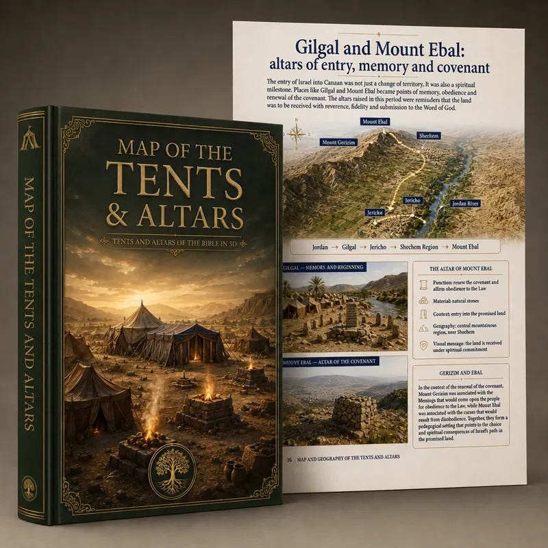 MAP OF TENTS & ALTARS